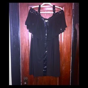 Dressbarn size 8 little black dress casual/dressy